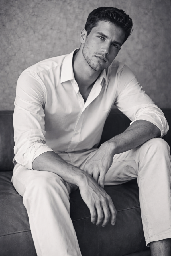 DOUBLE BREASTED WOOL TWILL BLAZER